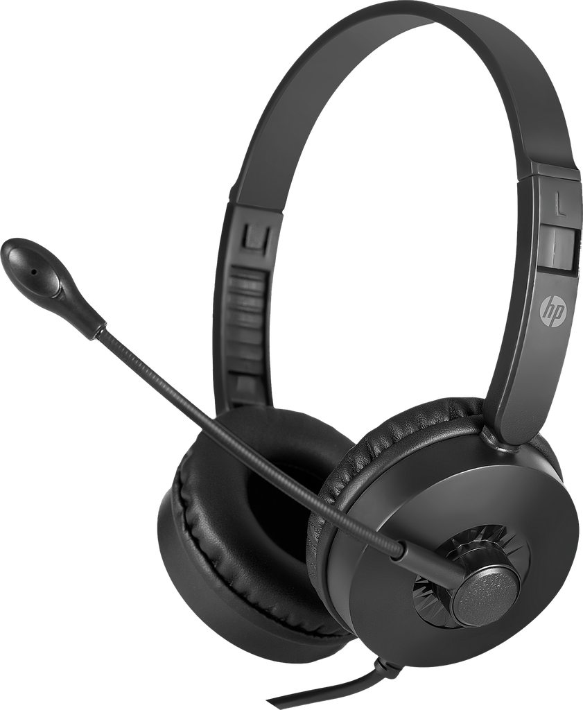 Audífonos para Call Center HP con Micrófono DHE-8009 Negro