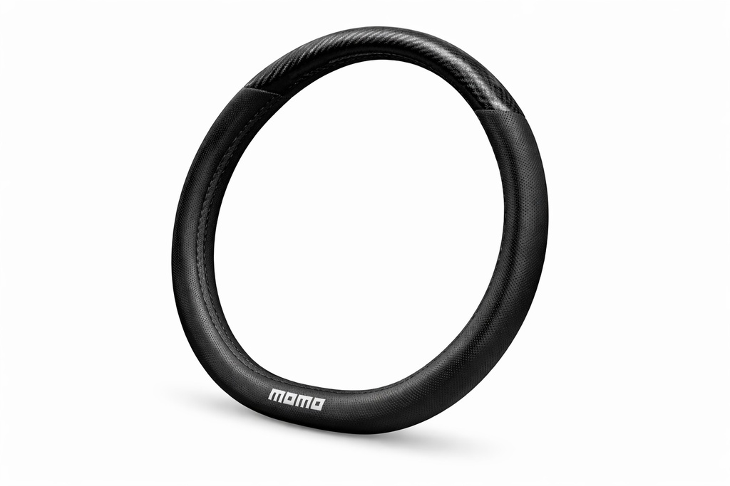 Cubre Volante Negro Tipo D MOMO