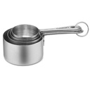 JUEGO DE 4 TAZAS MEDIDORAS DE ACERO INOXIDABLE