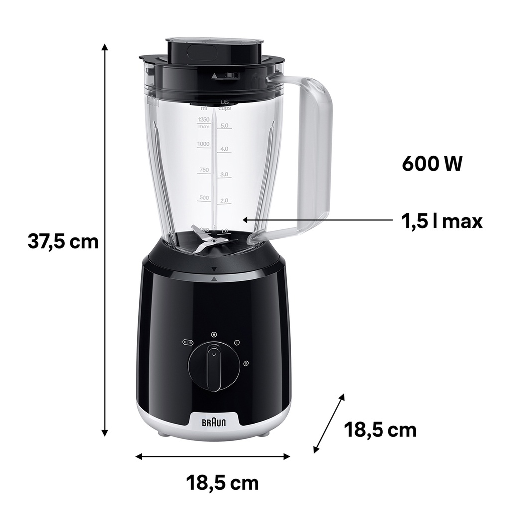 LICUADORA POWERBLEND & GO 1.25L 600 W