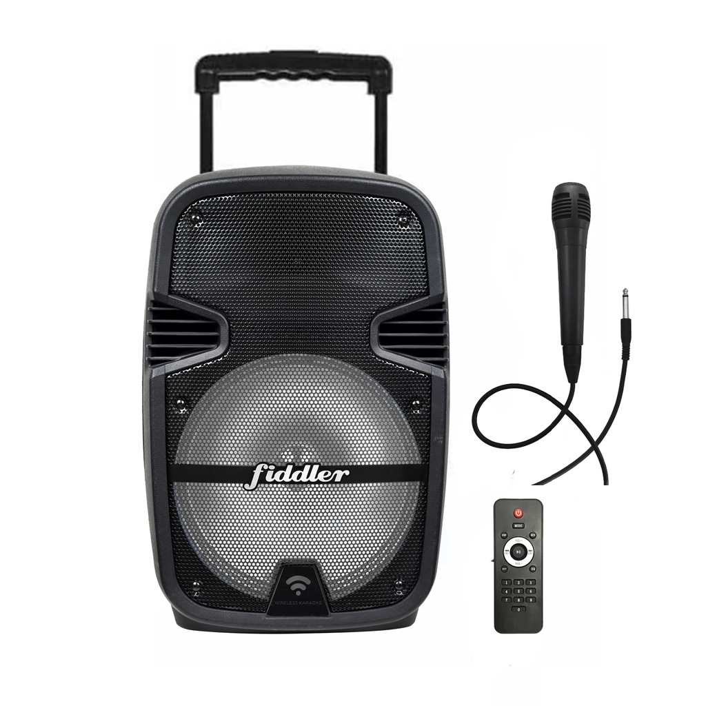 PARLANTE KARAOKE BLUETOOTH 12" MICRÓFONO