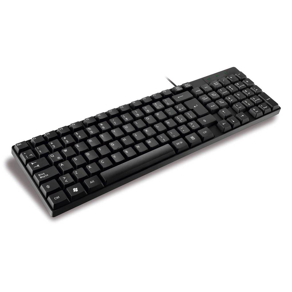 TECLADO BASICO SLIM PRETO USB TC501