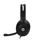 AUDIFONOS HP ESTEREO 3.5 mm TIPO CALL CENTER CON MICROFONO EXTERIOR 