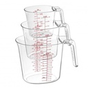 Juego de 3 Tazas Medidoras Anidables