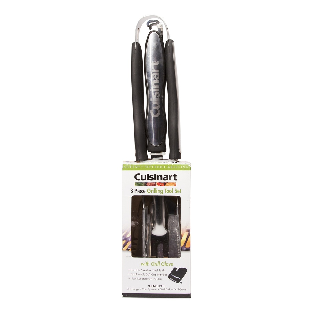Kit de 4 piezas para  parrilla con guante