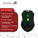 MOUSE PARA GAMING 6D RBG LIGHTING FIDDLER