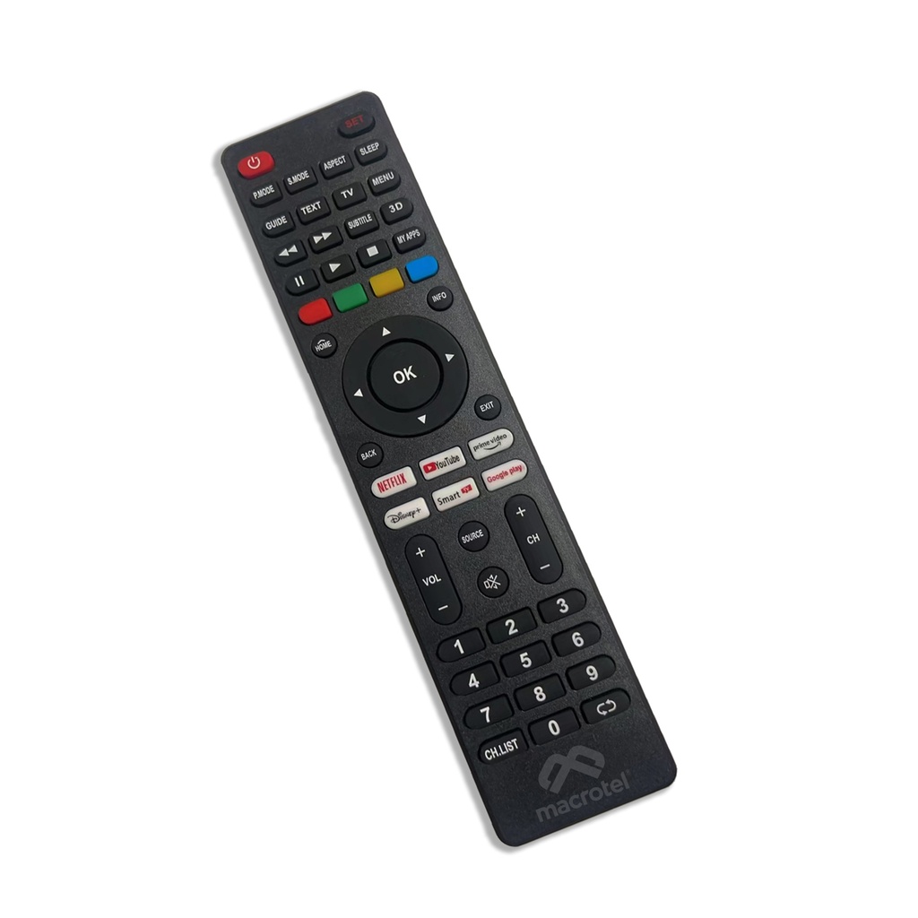 CONTROL REMOTO UNIVERSAL 8 FUNCIONES MACROTEL