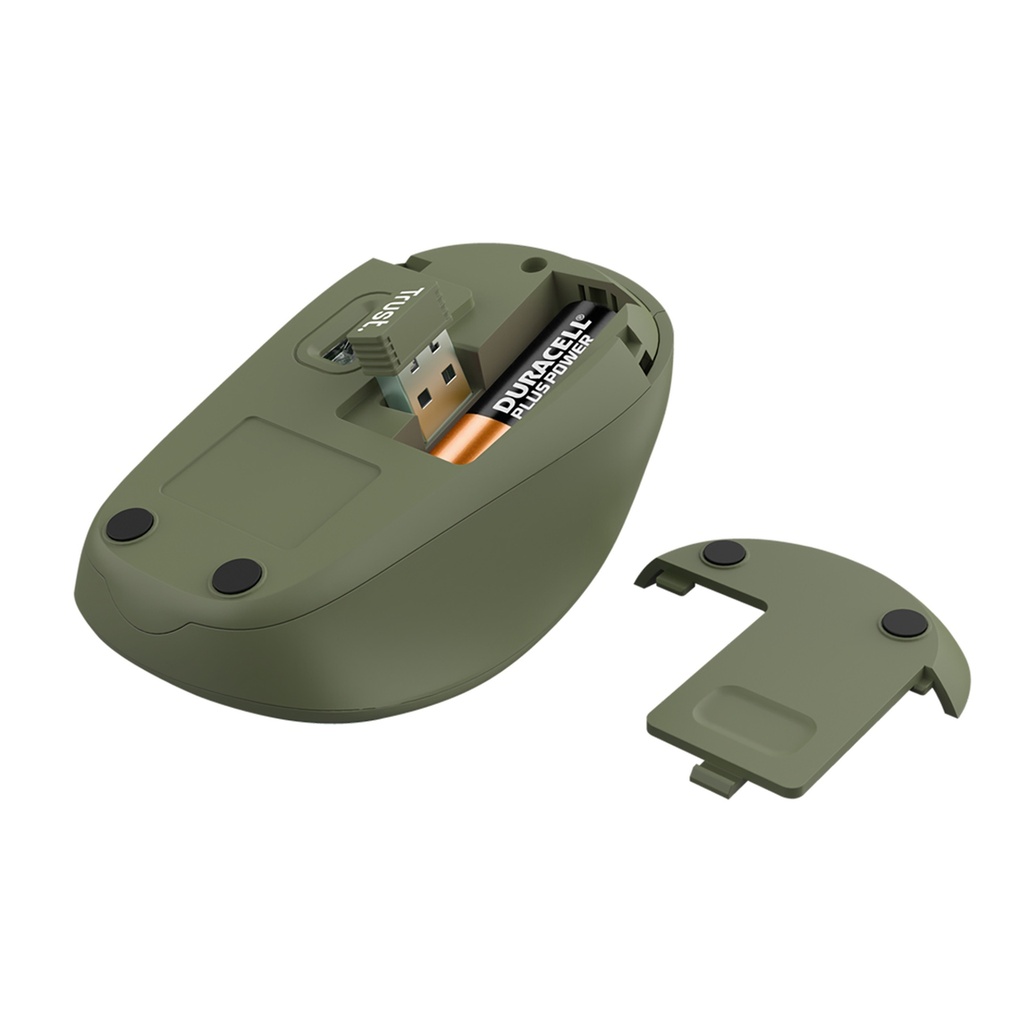 Mouse Wireless Yvi+ Eco Green