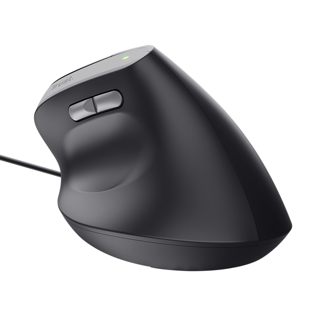 Mouse Bayo II Ergonómico - Negro- Trust
