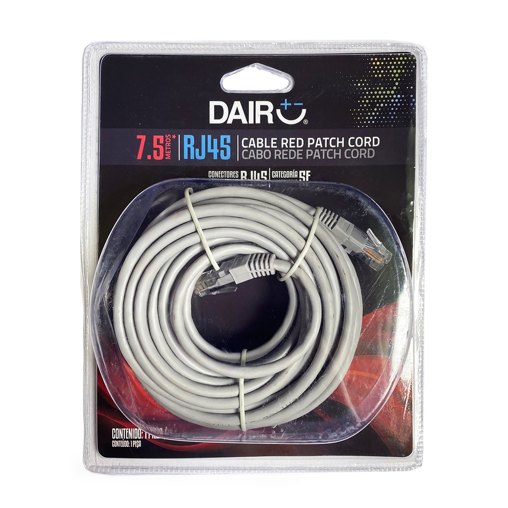 CABLE PATCH CORD 7.5 MTS (CABLE DE RED)