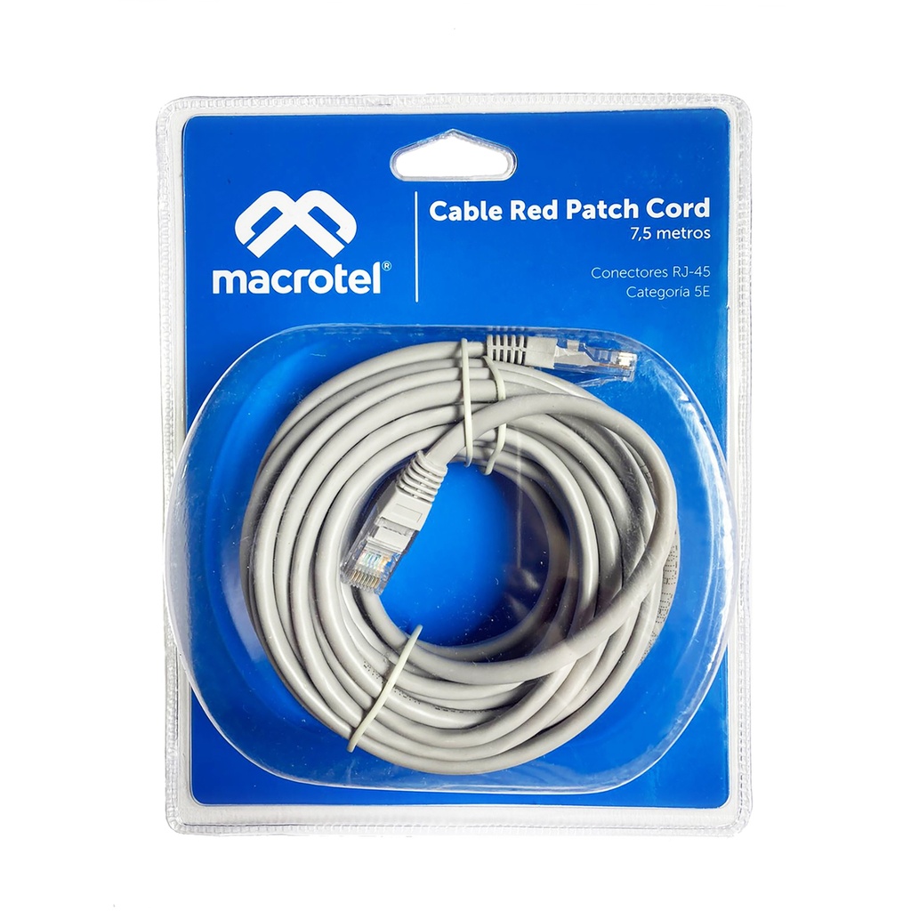 CABLE PATCH CORD 7.5 MT MACROTEL