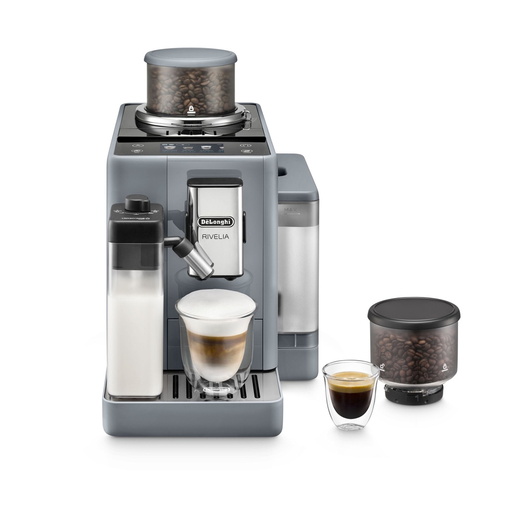 CAFETERA SUPERAUTOMATICA RIVELIA GRIS