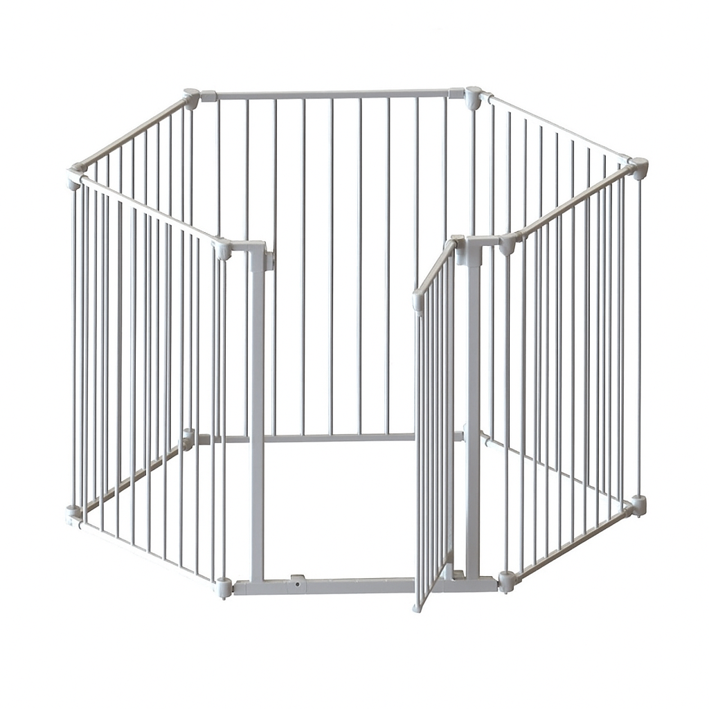 Puerta de Seguridad Multiuso hasta 3.7m – Divisor, Corral y Protección para Niños y Mascotas 