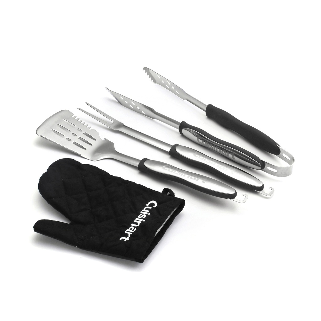 Kit de 4 piezas para  parrilla con guante