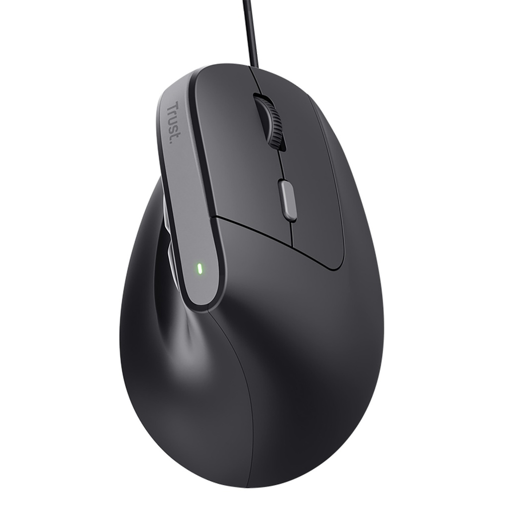Mouse Bayo II Ergonómico - Negro- Trust