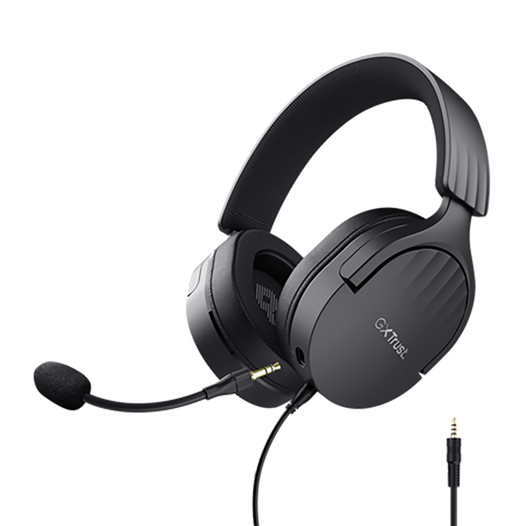 Headset GXT 489 Fayzo - Negro- Trust