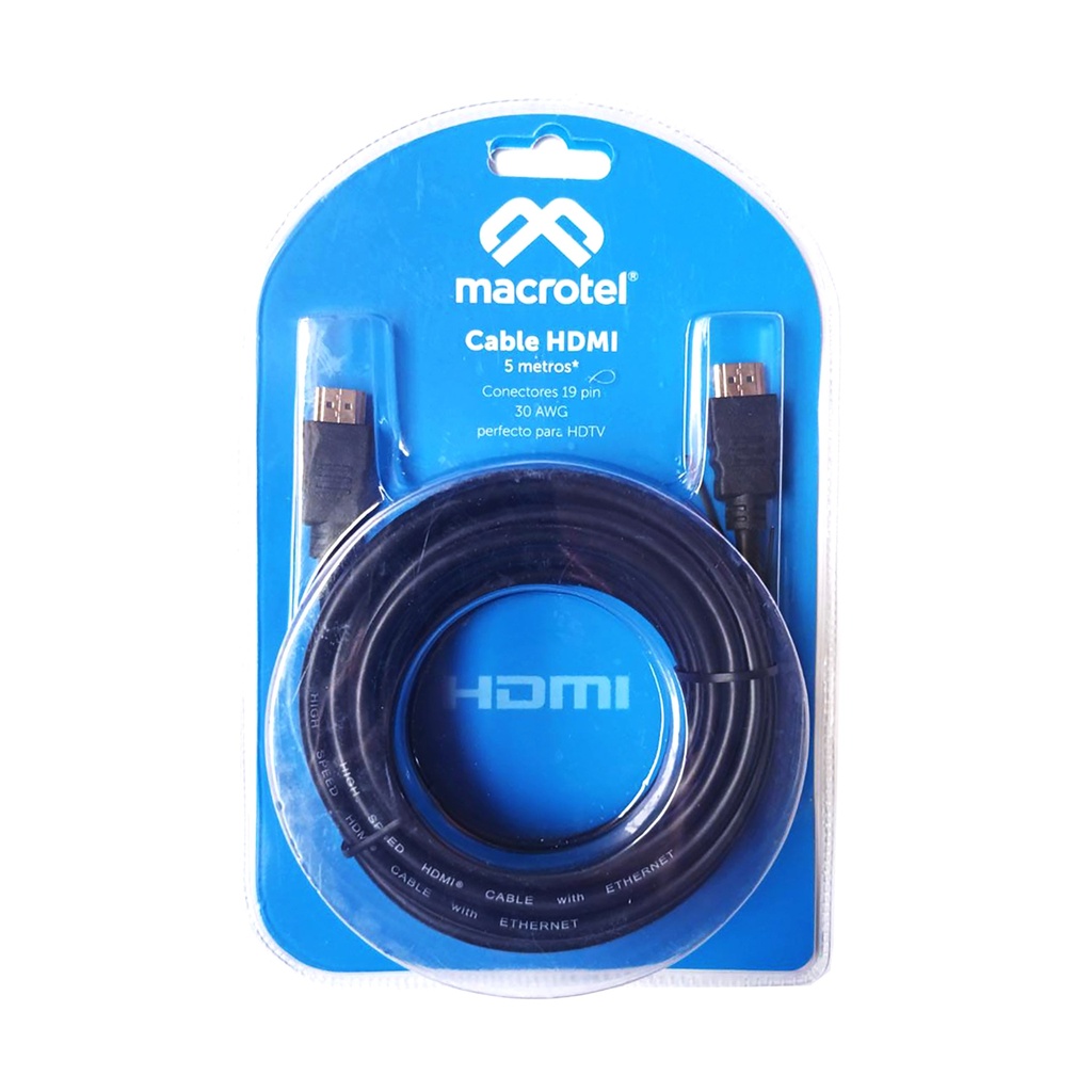 HDMI CABLE 5MTS MACROTEL