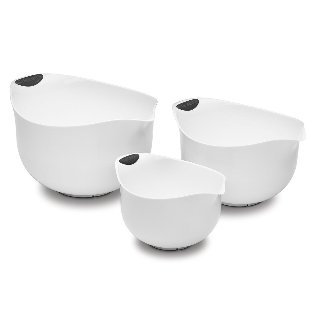 JUEGO DE 3 BOWLS (BLANCOS) CUISINART