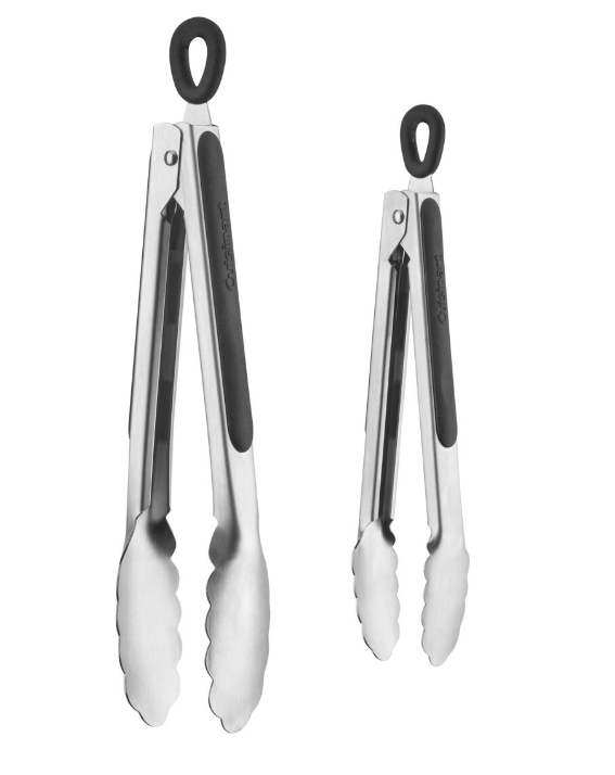 JUEGO PINZAS DE COCINA 18 CM 23 CM - ACERO INOX - CUISINART