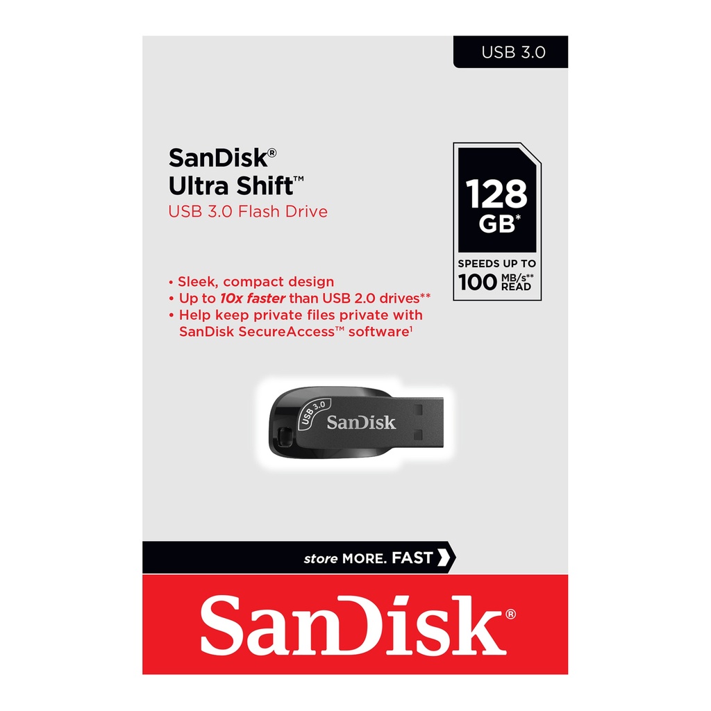 PENDRIVE USB ULTRA SHIFT 3.0 128GB SANDISK
