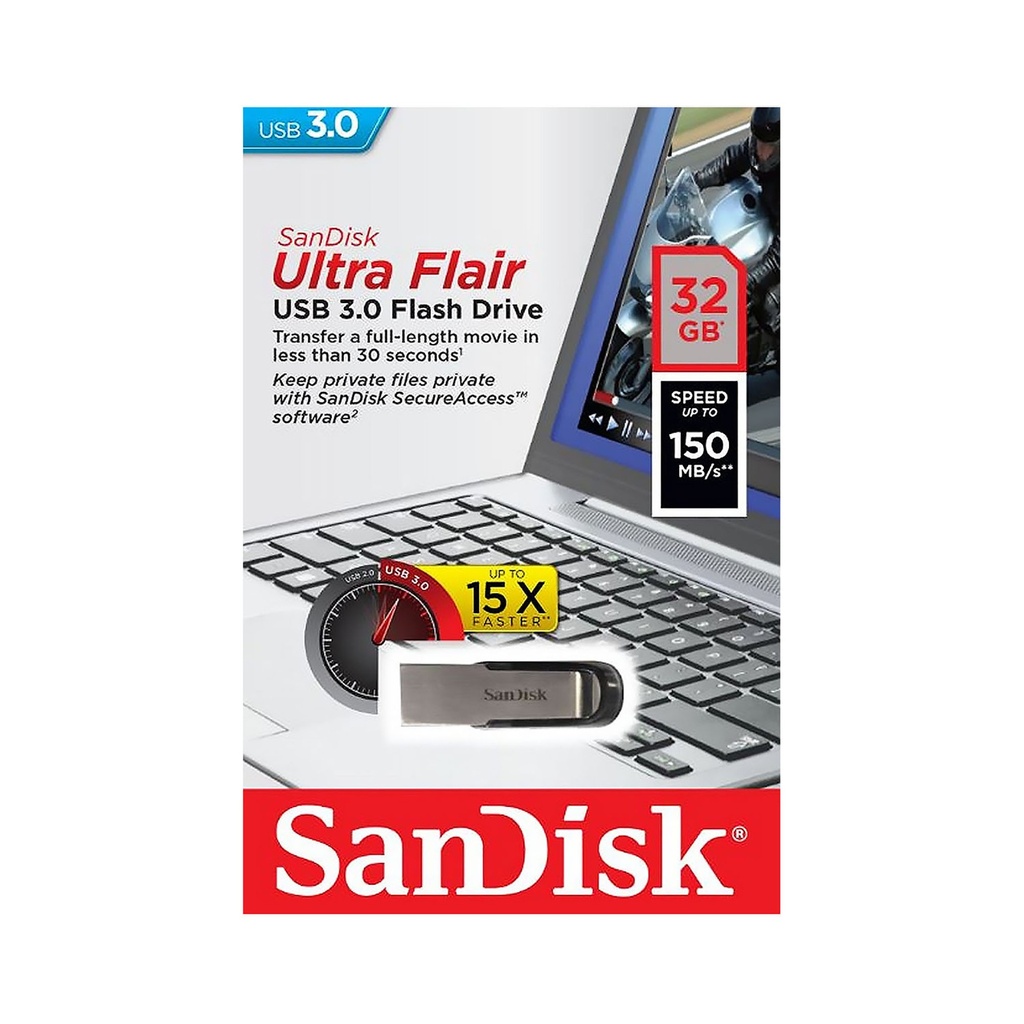 SANDISK CRUZER ULTRA FLAIR 32GB