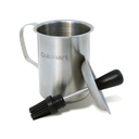 Juego de recipiente y cepillo para salsa