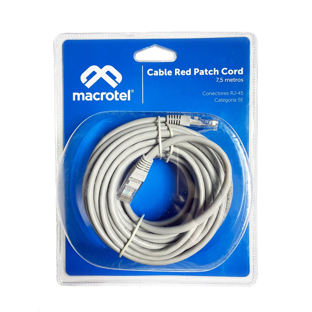 CABLE PATCH CORD 7.5 MT MACROTEL | Macrotel