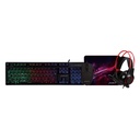 KIT GAMER TECLADO + MOUSE + MOUSE PAD Y AUDÍFONOS FIDDLER Z