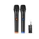 KIT MICROFONO DOBLE BT CON RECEPTOR RECARGABLE 
