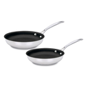 SET X2 SARTENES CLASSIC ACERO INOX -  23 CM 28 CM - CUISINART