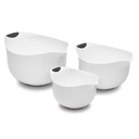 JUEGO DE 3 BOWLS (BLANCOS) CUISINART